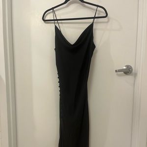 Zara Black Slip Dress Size S